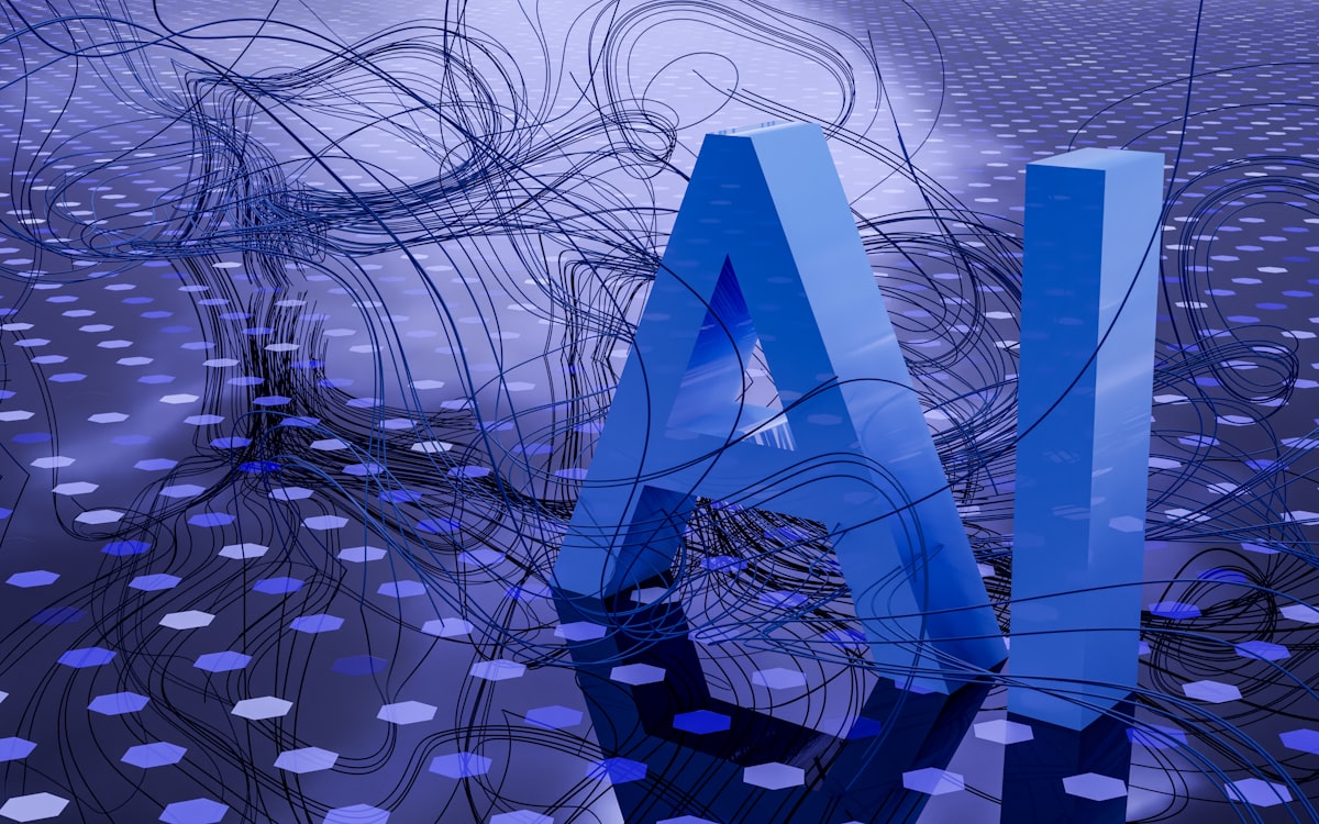 AI-powered advertising technology concept